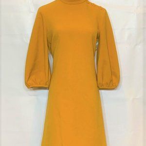 A-Line Dress with Buffy sleeves